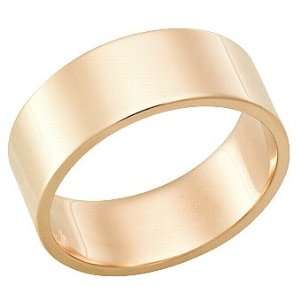 Millimeters, Flat High Polished 14Kt Gold Wedding Band Ring on Sale 