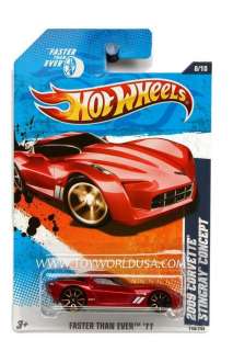 2011 Hot Wheels Faster Than Ever #148 2009 Corvette Stingray Concept 