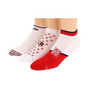  Nike Womens No Show Socks in Red & Wht (6 10) 3 pair 