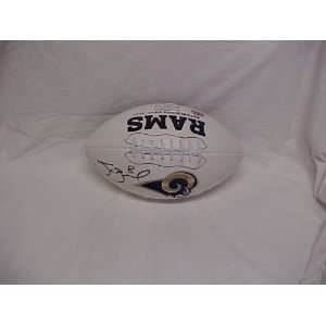  Bradford Hand Signed Autographed St Louis Rams Full Size Football w 