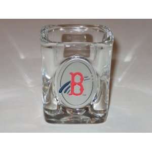  BOSTON RED SOX Team Logo SHOT GLASS with Pewter Logo 