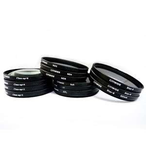 67mm UV + CPL + Soft + ND2 + ND4 + ND8 + close up +2 +3 +4 +8 + star 