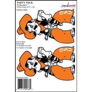  Oklahoma State Pistol Pete Party Pack Stik ables