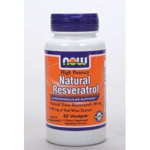  Natural Resveratrol 60 vcaps