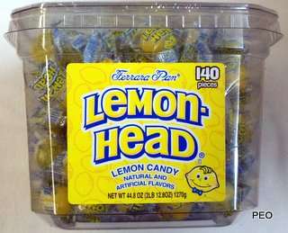 Lemonheads Ferrara Pan 140 Ct Candy Lemon Bulk  