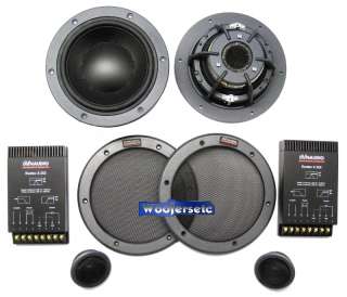 ESOTEC SYSTEM 242 GT   DYNAUDIO 6.5 2 WAY COMPONENT SPEAKERS SET