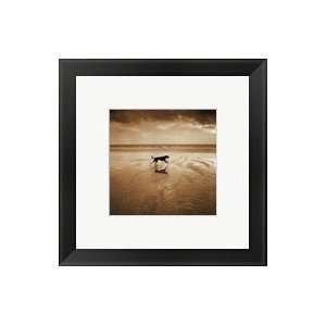 Dog on the Beach West Wittering by J. Crowther 10x10  