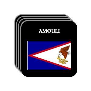 American Samoa   AMOULI Set of 4 Mini Mousepad Coasters