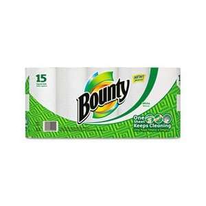  Bounty Perforated Paper Towels, 9 x 10.4, White, 52 Sheets 