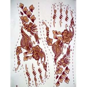  Mehndi / Mehendi, Henna Body Temporary Tattoo, For Both 