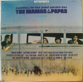 MAMAS & PAPAS farewell to the first golden age LP VG  