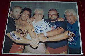   Horsemen Horseman signed auto Ric Flair WCW WWF WWE AWA ECW TNA WWWF