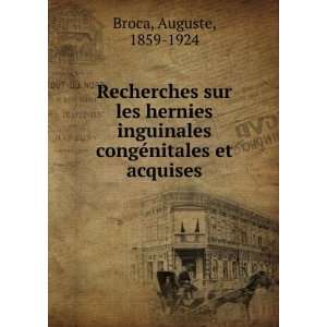   congÃ©nitales et acquises Auguste, 1859 1924 Broca Books