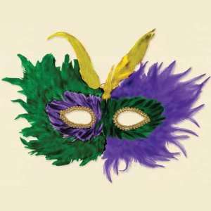  Mardi Gras Feather Mask