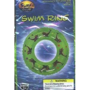 Surf Club Swim Ring, Dolphin Green, Age 3+