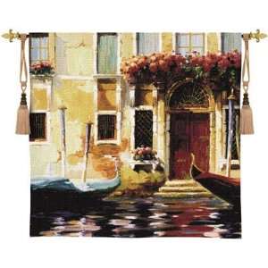  Venetian Gondolas II Venice Waterway Tapestry Wall Hanging 