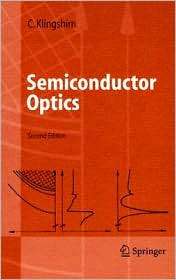 Semiconductor Optics, (3540213287), Claus Klingshirn, Textbooks 