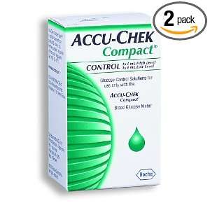  Accu Chek Compact Blue Control Solution Health & Personal 