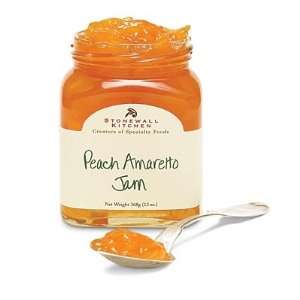  Stonewall Kitchen Peach Amaretto Jam 13 oz Jar Health 