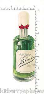 2802 Palmer’s My Bloom Perfume die cut trade card R. J. McCausland 