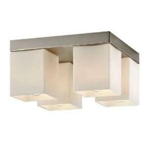    Four Light Ceiling Fixture with Downlights