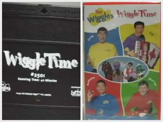 THE WIGGLES WIGGLE TIME Kids VHS VIDEO 16 SONGS 045986025128  