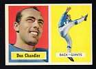 DON CHANDLER giants ROOKIE 1957 TOPPS #23 EXMINT NICE 