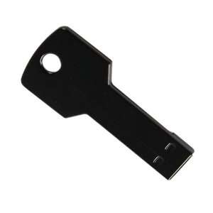  4GB Metal Key USB 2.0 Flash Drive Black Electronics