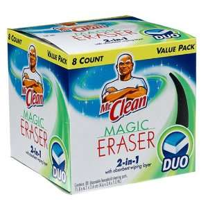  Mr. Clean Magic Eraser Duo Cleaning Pads, Value Pack (8 