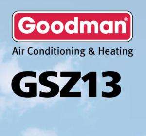 ton Goodman 13 SEER Heat Pump Condenser GSZ130241  