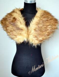 Mentari Scarves Luxury Shawl Wrap Faux Fur Shrug choice of colours 