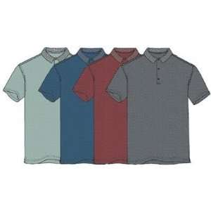 Greg Norman Luxury Micro Herringbone Golf Polo Shirt  