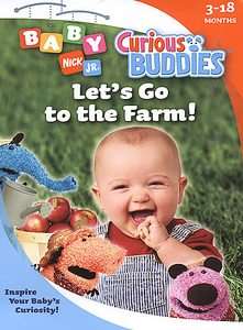 Nick Jr. Baby   Curious Buddies Lets Go to the Farm DVD, 2005  