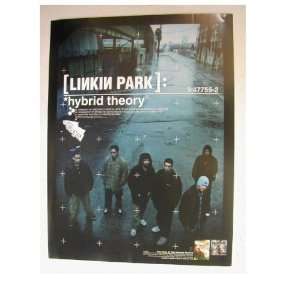  Linkin Park Poster Hybrid Theory Band on Street