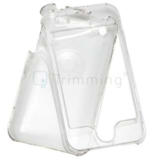 Clear Hard Case+Green Diamond Cover For iPhone 3G 3GS  