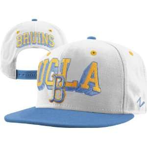  UCLA Bruins White Blockbuster Adjustable Snapback Hat 