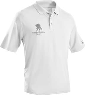 UNDER ARMOUR HEATGEAR WOUNDED WARRIOR PROJECT POLO BLK  