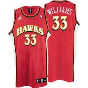 Shelden Williams Atlanta Hawks Red Youth Swingman adidas NBA Jersey 