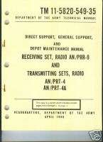 Radio, AN/PRR 9 and AN/PRT 4,  4A, Depot Maint Manual  