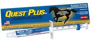 Quest Plus Equine Horse Paste Wormer Parasite 100tb NWT  