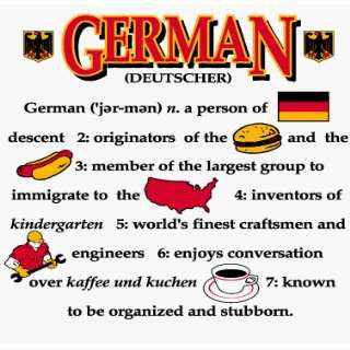  Germany   Nationality Definition Sweatshirt (Large) Patio 
