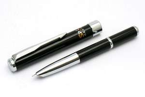 LANBITOU 3009 gloss black pocket space Fountain Pen fine nib  