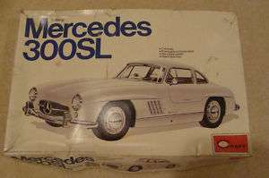 Mrecedes 300SL Gullwing Model Kit 1/16 Entex UNASSEMBLD  