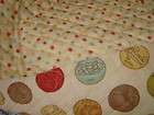 Pre Quilted Whimsy Fig Tree 1 yd Big Dots one side/batting/l​ittle 