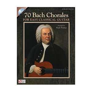  70 Bach Chorales for Easy Classical Guitar Musical 