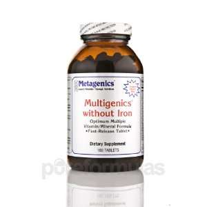  Metagenics Multigenics without Iron   180 Tablet Bottle 