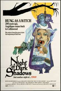 Night of Dark Shadows 1971 Original U.S. One Sheet Movie Poster  