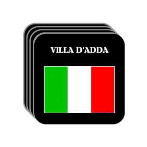  Italy   VILLA DADDA Set of 4 Mini Mousepad Coasters 