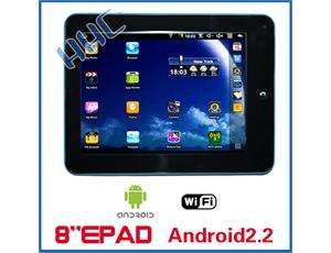 NEW 8 MID TABLET PC NETBOOK GOOGLE ANDROID 2.2 WIFI 3G BLUE 