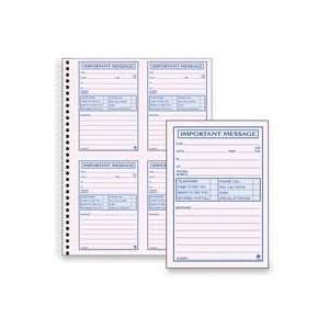 Adams Business Forms Products   Message Book, Spiral, Carbonless, 11 